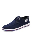  Spring/Autumn Casual Shoes For Men  Comfortable Lace-up Adult Male Sneaker Footwear Plus Size fgw