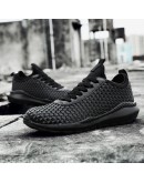 Breathable Men Casual Shoes Woven Shoes Soft comfortable Sneakers  Thick bottom Men Adulte Chaussures pour hommes