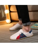 Spring Autumn Hemp Wrap Mens Casual Espadrilles Shoes Man Breathable Canvas Flat Shoes Male  Sewing Slip On Loafers