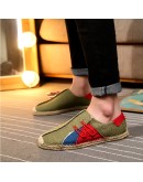 Spring Autumn Hemp Wrap Mens Casual Espadrilles Shoes Man Breathable Canvas Flat Shoes Male  Sewing Slip On Loafers