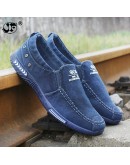 Canvas Men Shoes Denim Lace-Up Men Casual Shoes Plimsolls Breathable Male Footwear Spring Autumn Hz