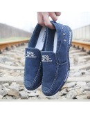 Canvas Men Shoes Denim Lace-Up Men Casual Shoes Plimsolls Breathable Male Footwear Spring Autumn Hz