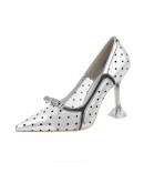 miaoguan Clear Heels For Women Sweet elegant Dress Shoes Womens Fetish High Heels Sexy  Summer Shoes Woman Heels 