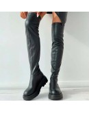  Female Platform Thigh High Boots  Slim Chunky Heels Over The Knee Boots Women Party Shoes Woman