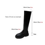 Black medium boots