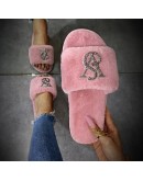 Summer Women Shoes Fur Slippers Flat Sandals Female Open-Toe Shoes Women Sandals Casual Plush Style Ladies Winter Plus Size