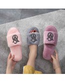 2023  Women&Men Soft Cloud Slippers Sneaker Men's Home Plush Fur Flip Flops Ladies Plus Size 44 45 Women's Shoes Slides